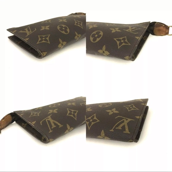 AUTH Louis Vuitton Monogram Cosmetics Pouch (Bucket GM) Purse - Picture 6 of 8